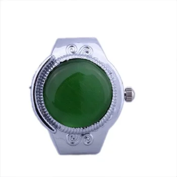Women Alloy Quartz Green Cats Eye Round Dial Pocket Finger Ring Watch
Women Alloy Quartz Green Cats Eye Round Dial Pocket Finger Ring Watch