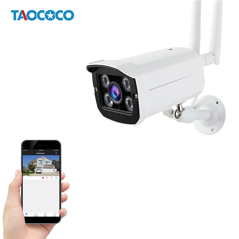 TAOCOCO Outdoor Camera WiFi Waterproof security Camera Wireless IP Camera surveillance Infrared CCTV Camera Motion Detection
TAOCOCO Outdoor Camera WiFi Waterproof security Camera Wireless IP Camera surveillance Infrared CCTV Camera Motion Detection