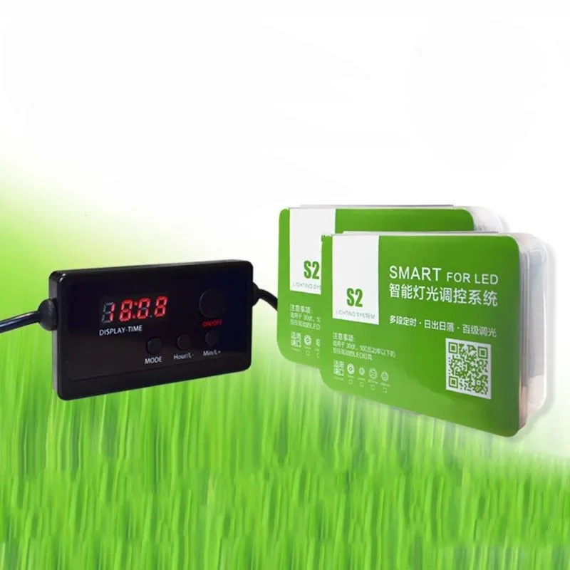 Aquarium Mini LED Dimmer Controller Glass Light Lamp Intelligent Brightness Timing Modulator infinitely variable sunrise sunset
Aquarium Mini LED Dimmer Controller Glass Light Lamp Intelligent Brightness Timing Modulator infinitely variable sunrise sunset