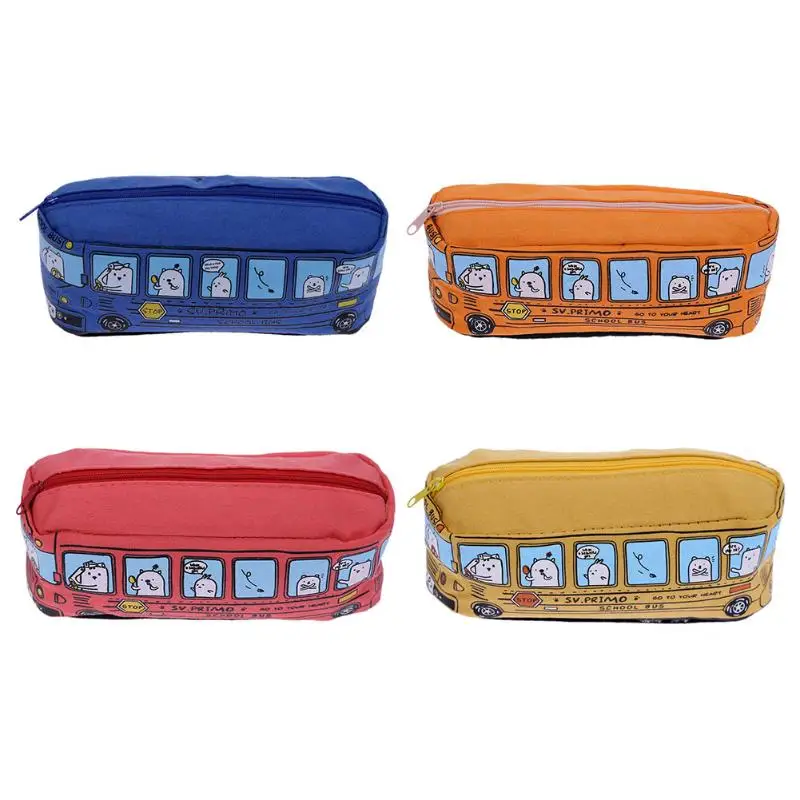 Innovative Car Shaped Pencils Case Canvas Zipper Pen Bag Student Stationery Cute Cartoon Animal Bus Pencil Organizer Papelaria
Innovative Car Shaped Pencils Case Canvas Zipper Pen Bag Student Stationery Cute Cartoon Animal Bus Pencil Organizer Papelaria