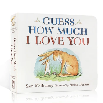 Guess How Much I Love You English Picture Board Books for Kids Baby Cardboard Coloring Book Educational Toys for Children
Guess How Much I Love You English Picture Board Books for Kids Baby Cardboard Coloring Book Educational Toys for Children
