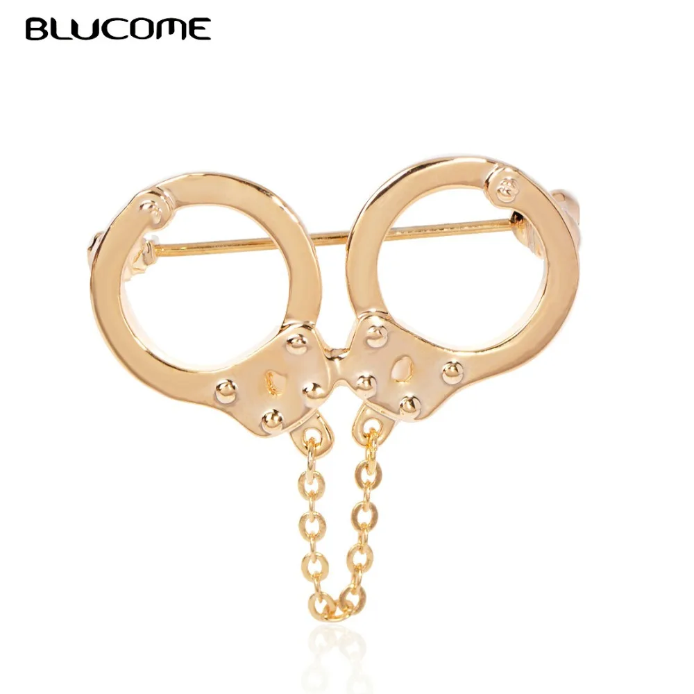 Blucome Fashion Handcuffs Brooches Creative Alloy Jewelry Pins For Kids Men Policemen Badge Suit Lapel Pocket Decoration Gifts
Blucome Fashion Handcuffs Brooches Creative Alloy Jewelry Pins For Kids Men Policemen Badge Suit Lapel Pocket Decoration Gifts