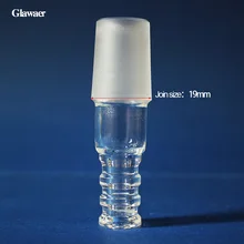 1 PZ 19mm Vetro Narghilè connect Valvola per narghilè accessori parti di Hight Borosilicato shisha(China)