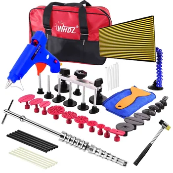 48pcs WHDZ Auto Body Paintless Dent Removal Tools Kit LED Reflect Light Board Dent Lifter Bridge Puller Set For Car Hail Damage
48pcs WHDZ Auto Body Paintless Dent Removal Tools Kit LED Reflect Light Board Dent Lifter Bridge Puller Set For Car Hail Damage