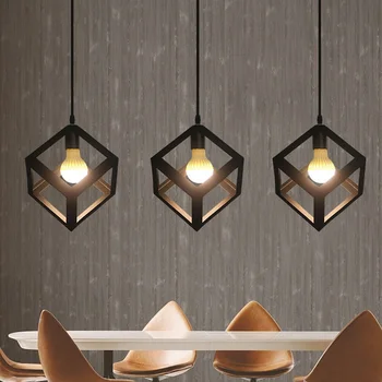 iron Metal Cage Pendant Light Industrial Cube Pendant Lights Accessory Loft Ceiling industrial lamp hanglamp for Home Bar Cafe
iron Metal Cage Pendant Light Industrial Cube Pendant Lights Accessory Loft Ceiling industrial lamp hanglamp for Home Bar Cafe