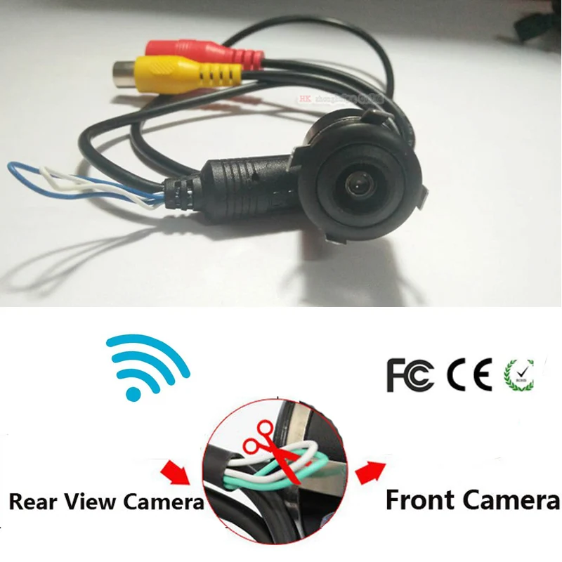 Transmitter Receiver 18.5mm HD Car Reverse Camera Drilling Accessories Car Rear View front view Double to switch upgrade camera
Transmitter Receiver 18.5mm HD Car Reverse Camera Drilling Accessories Car Rear View front view Double to switch upgrade camera