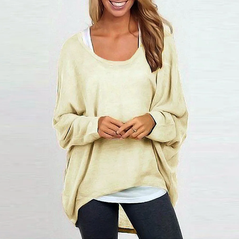 Plus Size 5XL Women Casual Blouse Batwing Long Sleeve Blouses Irregular Hem Loose Female Pullover Tops Autumn Blusas mujer 2019
Plus Size 5XL Women Casual Blouse Batwing Long Sleeve Blouses Irregular Hem Loose Female Pullover Tops Autumn Blusas mujer 2019