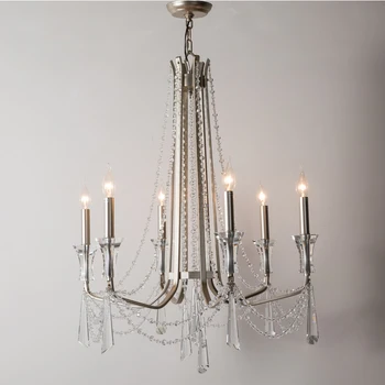 Phube Lighting 2018 New Style Silver K9 Crystal Chandeliers Retro Chandeliers Lustre Light Home Lighting Ceiling lamp
Phube Lighting 2018 New Style Silver K9 Crystal Chandeliers Retro Chandeliers Lustre Light Home Lighting Ceiling lamp