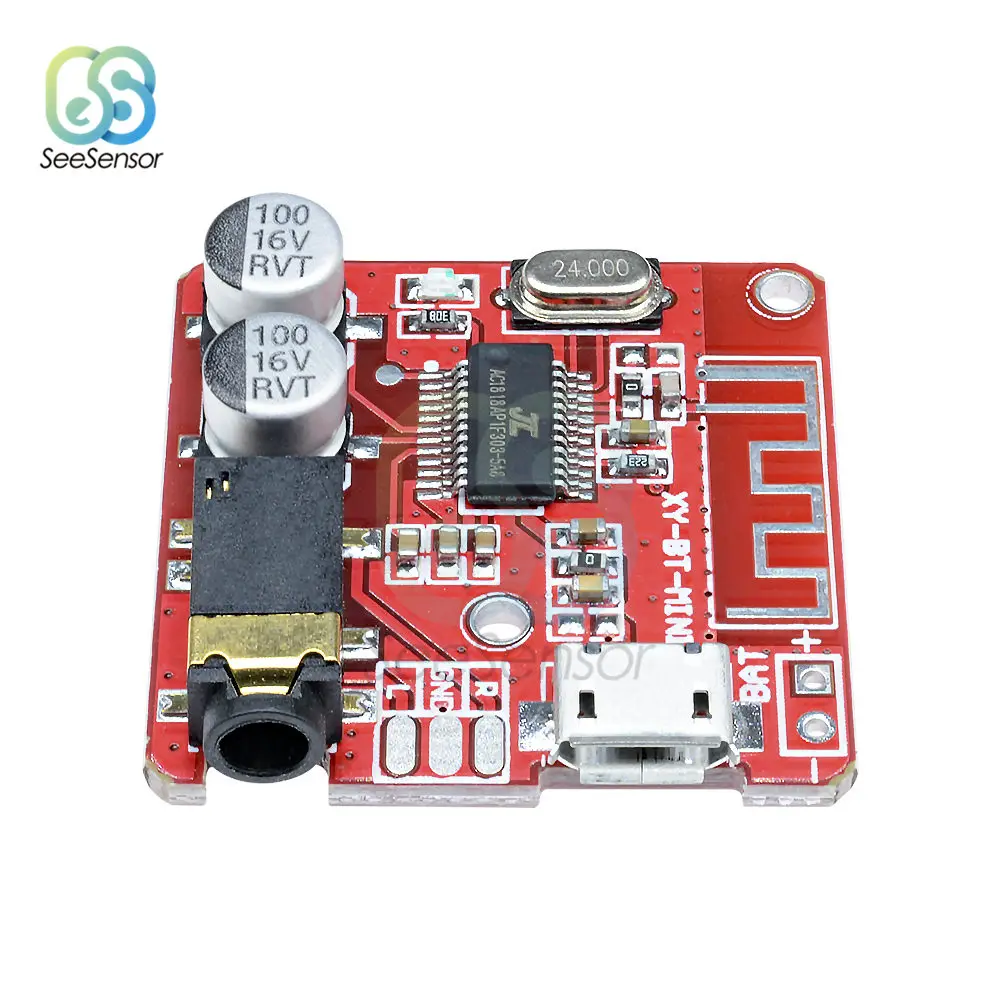 MP3 Bluetooth Decoder Board Lossless Car Speaker Audio Amplifier Board Modified Bluetooth 4.1 Circuit Stereo Receiver Module 5V
MP3 Bluetooth Decoder Board Lossless Car Speaker Audio Amplifier Board Modified Bluetooth 4.1 Circuit Stereo Receiver Module 5V
