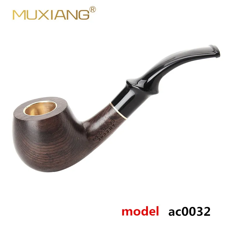 RU- MUXAING Ebony Wood and Acrylic Bent Tobacco Pipe Handmade Cigarette Smoking Pipes Good Mouthpiece Fit For 9mm Filters AC0032
RU- MUXAING Ebony Wood and Acrylic Bent Tobacco Pipe Handmade Cigarette Smoking Pipes Good Mouthpiece Fit For 9mm Filters AC0032