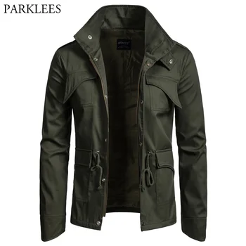 Men's Cotton Jackets 2018 Fashion Zipper Drawstring Bomber Jacket Men Casual Jackets Coats Windbreaker Jacket Chaquetas Hombre
Men's Cotton Jackets 2018 Fashion Zipper Drawstring Bomber Jacket Men Casual Jackets Coats Windbreaker Jacket Chaquetas Hombre