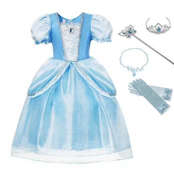 YOFEEL Cendrillon Dress for Girl Kids Princess Costume Puff Sleeve Ball Gown Child Birthday Party Fancy Dresses Cosplay Clothing
YOFEEL Cendrillon Dress for Girl Kids Princess Costume Puff Sleeve Ball Gown Child Birthday Party Fancy Dresses Cosplay Clothing