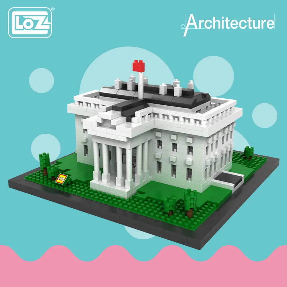 LOZ Diamond Blocks The White House Model Building Kits Funny Bricks for Children Building Blocks Architecture Assembly Toys 9386
LOZ Diamond Blocks The White House Model Building Kits Funny Bricks for Children Building Blocks Architecture Assembly Toys 9386