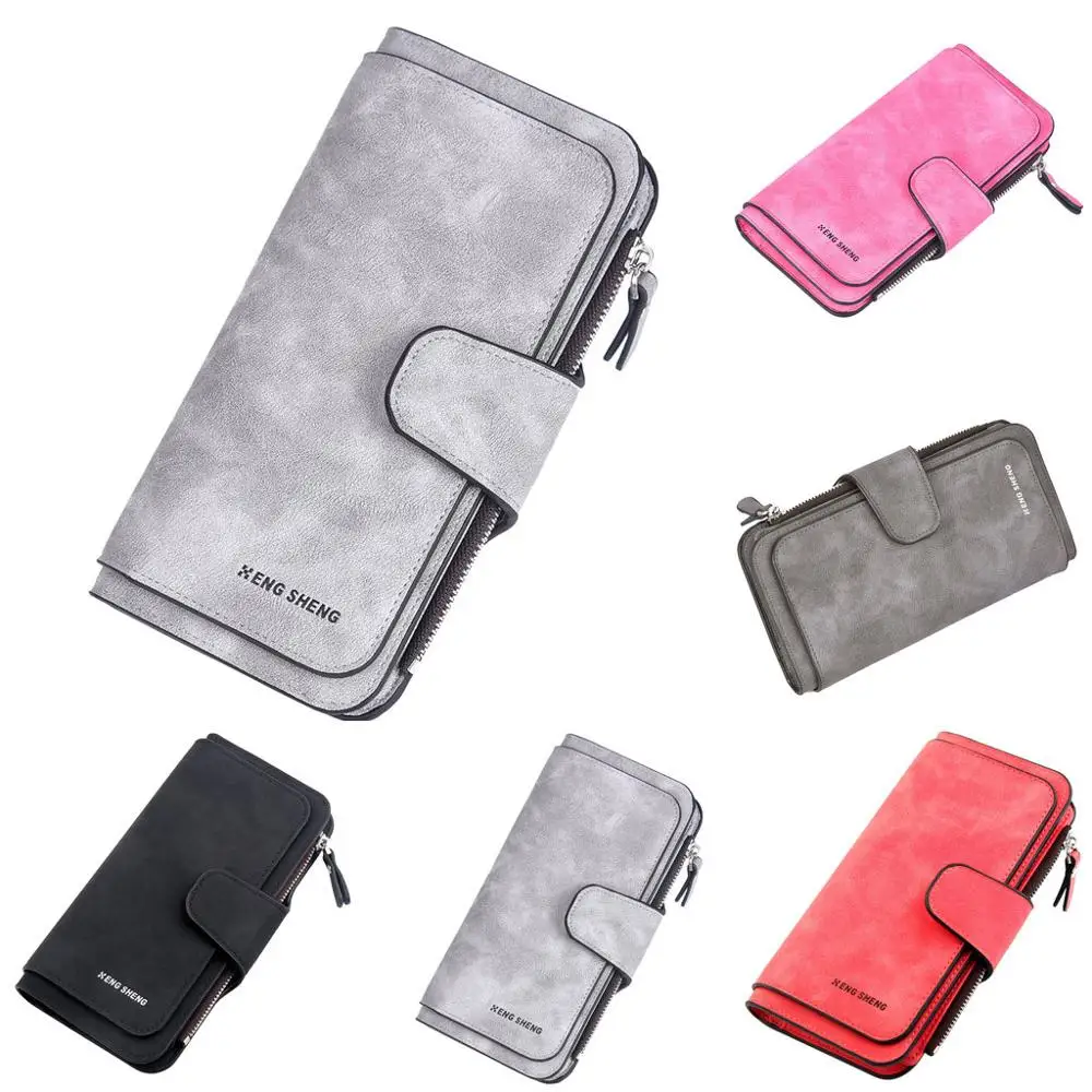 Fashion Lady Solid Color Matte Long Section Three Fold Multi-Card Trend Elegant fashion RWallet Solid color card holder wallet
Fashion Lady Solid Color Matte Long Section Three Fold Multi-Card Trend Elegant fashion RWallet Solid color card holder wallet