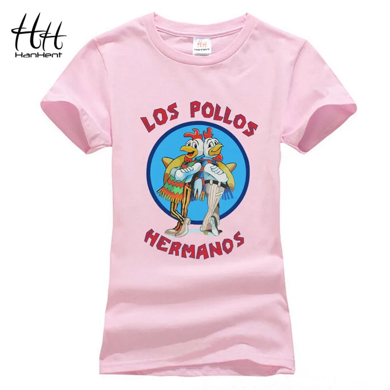 HanHent breaking bad Los Pollos Hermanos T Shirts Fashion Streetwear Women T-shirts Slim Short Sleeve Cotton Shirts Hip Hop
HanHent breaking bad Los Pollos Hermanos T Shirts Fashion Streetwear Women T-shirts Slim Short Sleeve Cotton Shirts Hip Hop