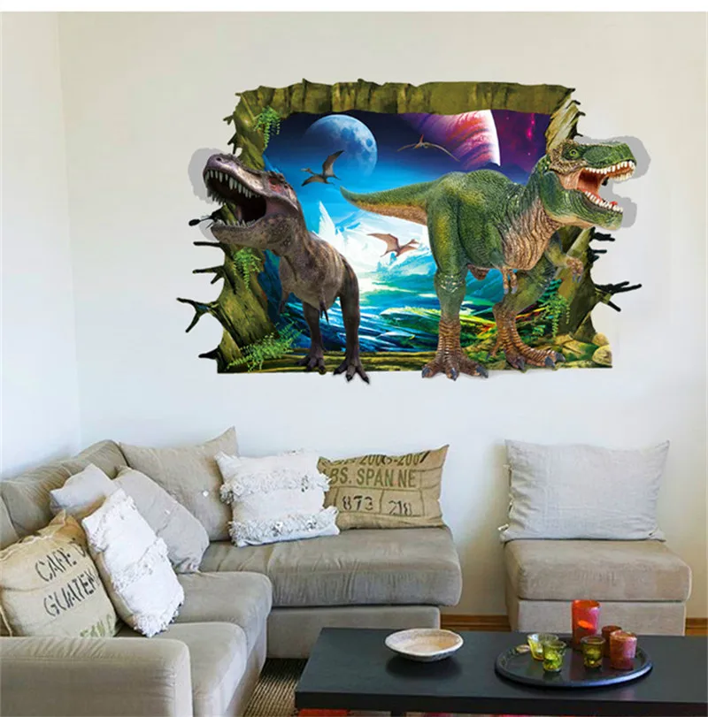 newest 3D dinosaur park through the wal hole cartoon animals home decal wall sticker kids room boys bedroom decor large lovely
newest 3D dinosaur park through the wal hole cartoon animals home decal wall sticker kids room boys bedroom decor large lovely