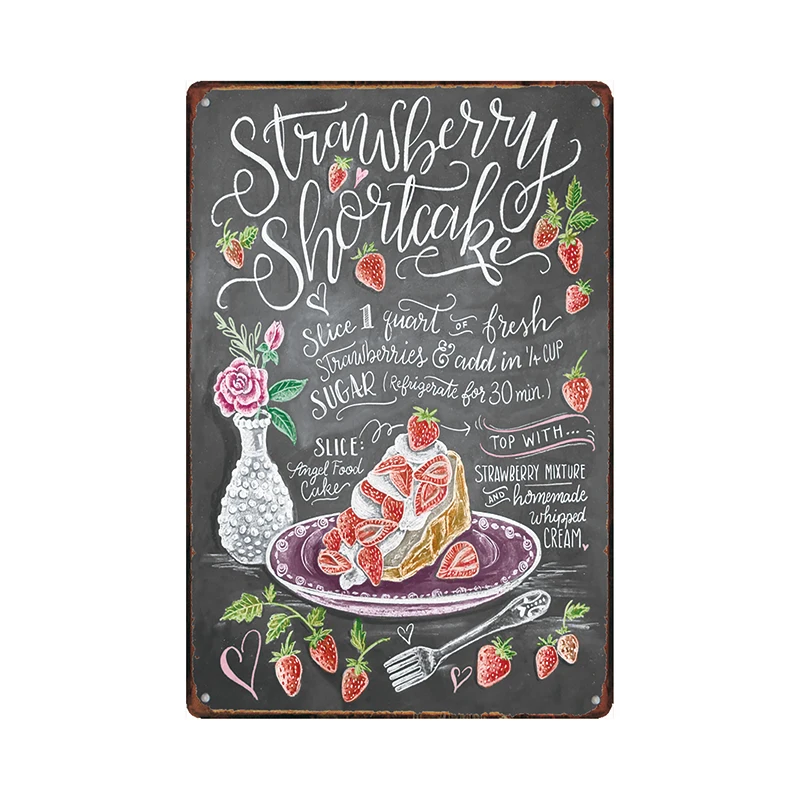 Metal Painting "Strawberry Lemon Cocktail" Wall Art Decor Poster Iron Plate Vintage House Bar Coffee Retro Tin Signs 20*30cm
Metal Painting "Strawberry Lemon Cocktail" Wall Art Decor Poster Iron Plate Vintage House Bar Coffee Retro Tin Signs 20*30cm