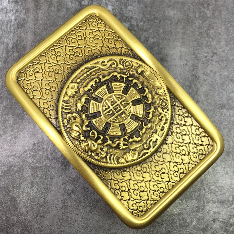 100% Solid Brass High Quality Male Belt Buckle Chinese Style Smooth Belt Buckle For Man Leather Belt BK0584
100% Solid Brass High Quality Male Belt Buckle Chinese Style Smooth Belt Buckle For Man Leather Belt BK0584