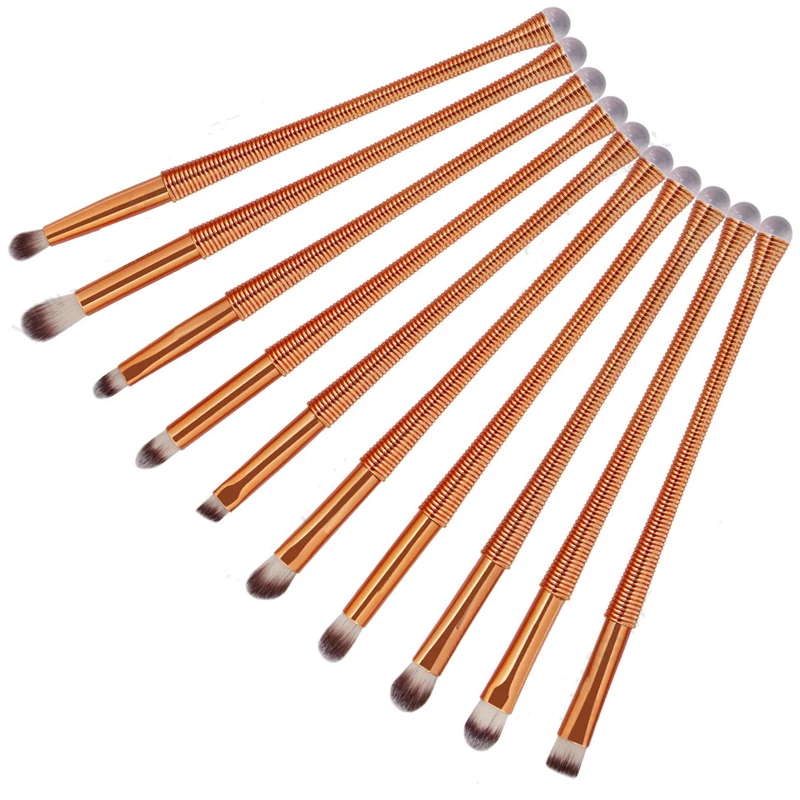Rose Gold Women 10pcs High Quality Makeup Brush Set Smooth Soft Wool fiber Professional Cosmetics Tool Kit Leopard Grain Bag
Rose Gold Women 10pcs High Quality Makeup Brush Set Smooth Soft Wool fiber Professional Cosmetics Tool Kit Leopard Grain Bag