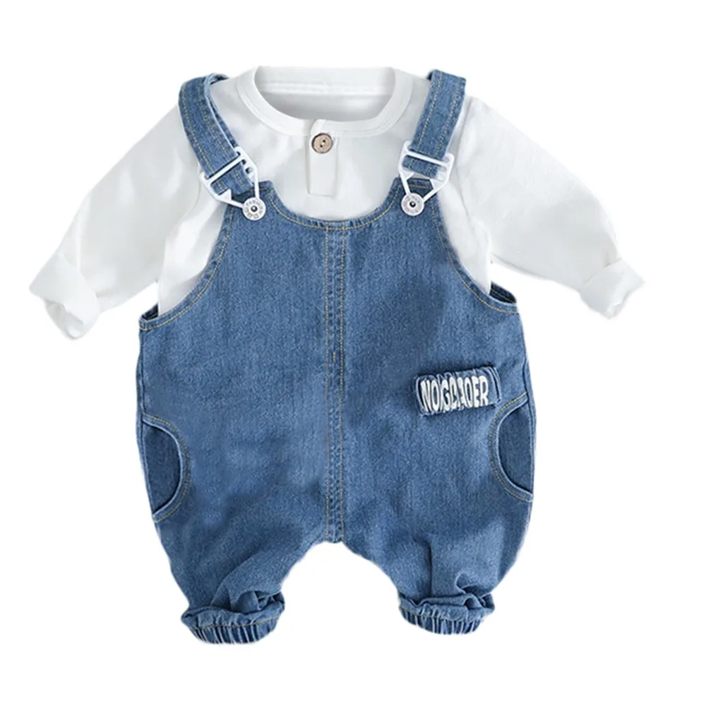 Telotuny Cotton clothes sets Casual suit Christmas Solid T-Shirt Tops Overall Trousers Tops+Pants Tops Pants Clothes Set oct 22
Telotuny Cotton clothes sets Casual suit Christmas Solid T-Shirt Tops Overall Trousers Tops+Pants Tops Pants Clothes Set oct 22
