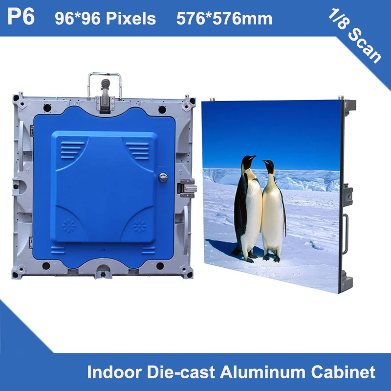 TEEHO P6 indoor full color led display module diecasting 576mm*576mm slim rental 1/8 scan led video display videotron sign board
TEEHO P6 indoor full color led display module diecasting 576mm*576mm slim rental 1/8 scan led video display videotron sign board