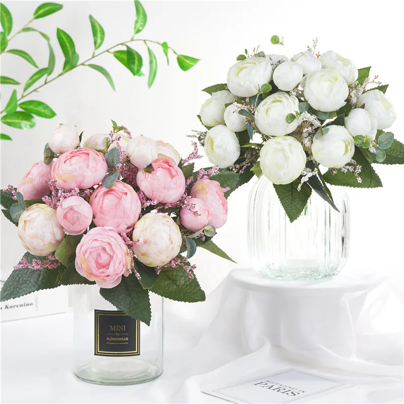 1 Bouquet 5 Branches 7 Head Artificial Silk Rose Flower Camellia Bouquet Wedding Home Party Decoration Fake Peony Rose Flower
1 Bouquet 5 Branches 7 Head Artificial Silk Rose Flower Camellia Bouquet Wedding Home Party Decoration Fake Peony Rose Flower