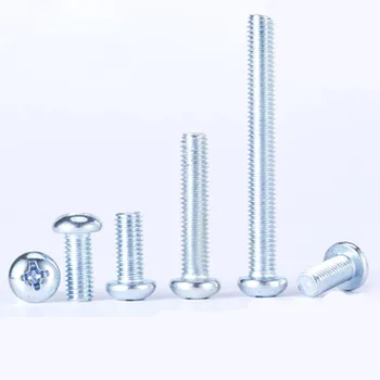 M3 Phillips Screw Round head Screws Pan head Machine Bolts Galvanized Length 6-40mm
M3 Phillips Screw Round head Screws Pan head Machine Bolts Galvanized Length 6-40mm
