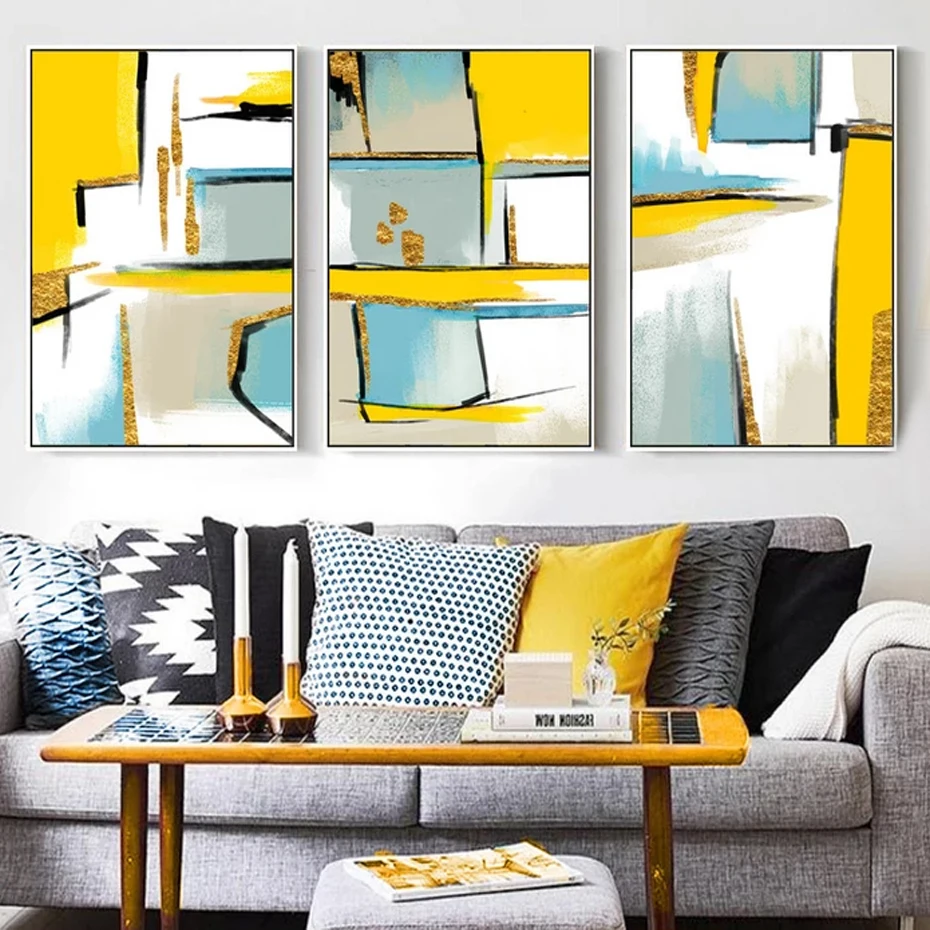 Abstract Home Decoration Posters and Prints Yellow Geometric Picture Nordic Minimalist Wall Art Canvas Painting for Living Room
Abstract Home Decoration Posters and Prints Yellow Geometric Picture Nordic Minimalist Wall Art Canvas Painting for Living Room
