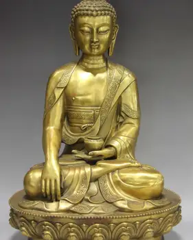 Chinese Buddhism Temple Brass Copper Sakyamuni Tathagata Amitabha Buddha Statue
Chinese Buddhism Temple Brass Copper Sakyamuni Tathagata Amitabha Buddha Statue