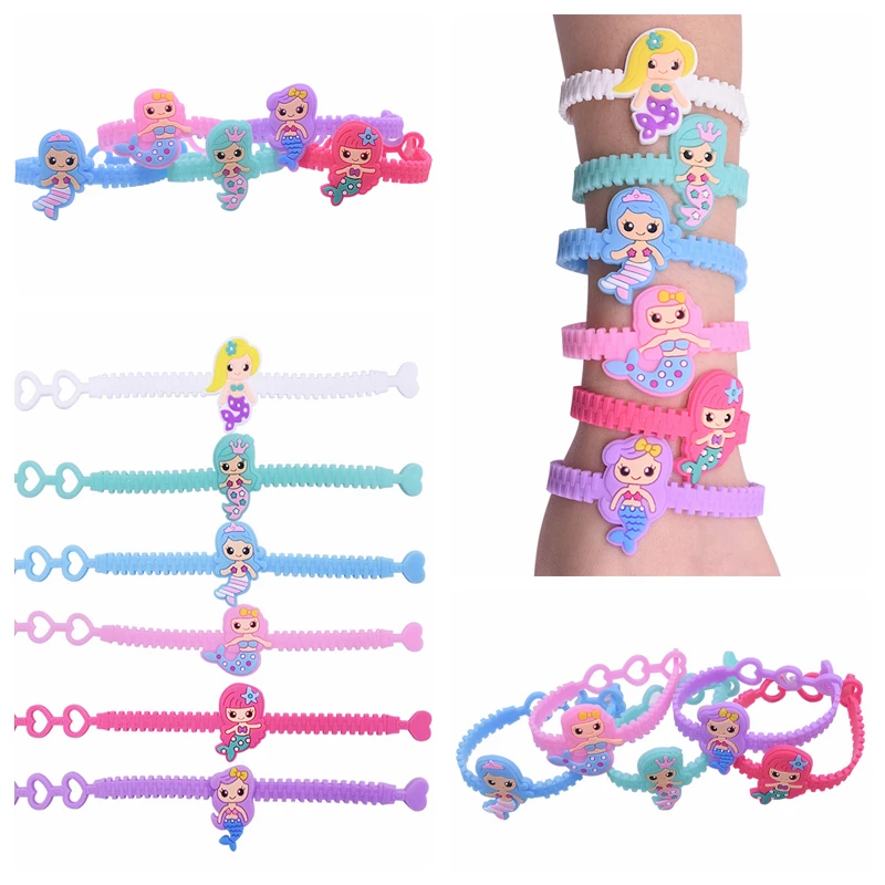 6/12pcs Mermaid Bracelet Heart Buckle Adjustable Bangles for Kids Birthday Mermaid Wristband Toy Festival Party Gift Supplies 85
6/12pcs Mermaid Bracelet Heart Buckle Adjustable Bangles for Kids Birthday Mermaid Wristband Toy Festival Party Gift Supplies 85