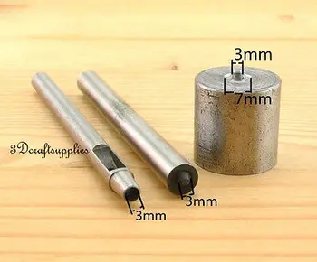 eyelet tools grommet eyelet punch die set for fabric leather clothing 3 mm S73
eyelet tools grommet eyelet punch die set for fabric leather clothing 3 mm S73