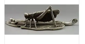 decoration copper silver factory outlets Collectible Decorate Old Handwork Tibet Silver Snail Fight Locust ON Leaf Statue
decoration copper silver factory outlets Collectible Decorate Old Handwork Tibet Silver Snail Fight Locust ON Leaf Statue