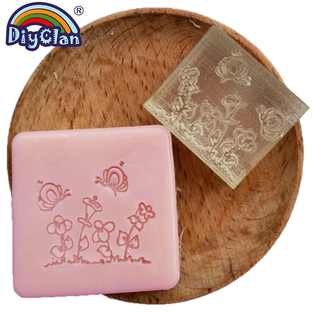 Handmade resin soap stamp mold diy Flower and grass Butterfly patterns organic glass soap chapter Acrylic chapters Z0040HD
Handmade resin soap stamp mold diy Flower and grass Butterfly patterns organic glass soap chapter Acrylic chapters Z0040HD