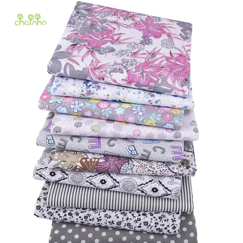 Chainho,10pcs/Lot,Gray Floral,Cotton Plain Thin Fabric,Patchwork Clothes For DIY Quilting&Sewing,Fat Quarters Material,50x50cm
Chainho,10pcs/Lot,Gray Floral,Cotton Plain Thin Fabric,Patchwork Clothes For DIY Quilting&Sewing,Fat Quarters Material,50x50cm