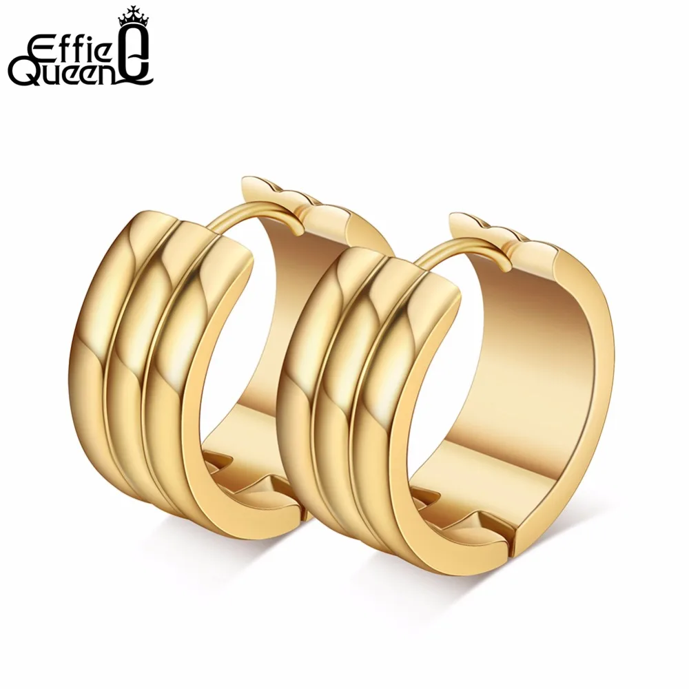 Effie Queen New Stainless Steel Earrings for Women Gold-color Hoop Earring Circle 20mm For Party Gift Hot Fashion Jewelry DGTE92
Effie Queen New Stainless Steel Earrings for Women Gold-color Hoop Earring Circle 20mm For Party Gift Hot Fashion Jewelry DGTE92