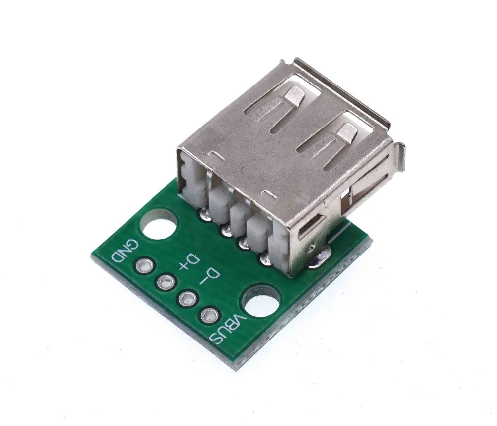 10 шт. конвертер USB типа A мама для разъема Arduino диаметром 2 54 мм | Электронные