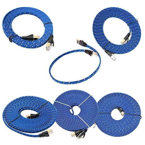 Blue Cat 7 RJ45 Shielded Twisted Pair LAN Network Ethernet Cable Internet Cord 5DSA65
Blue Cat 7 RJ45 Shielded Twisted Pair LAN Network Ethernet Cable Internet Cord 5DSA65