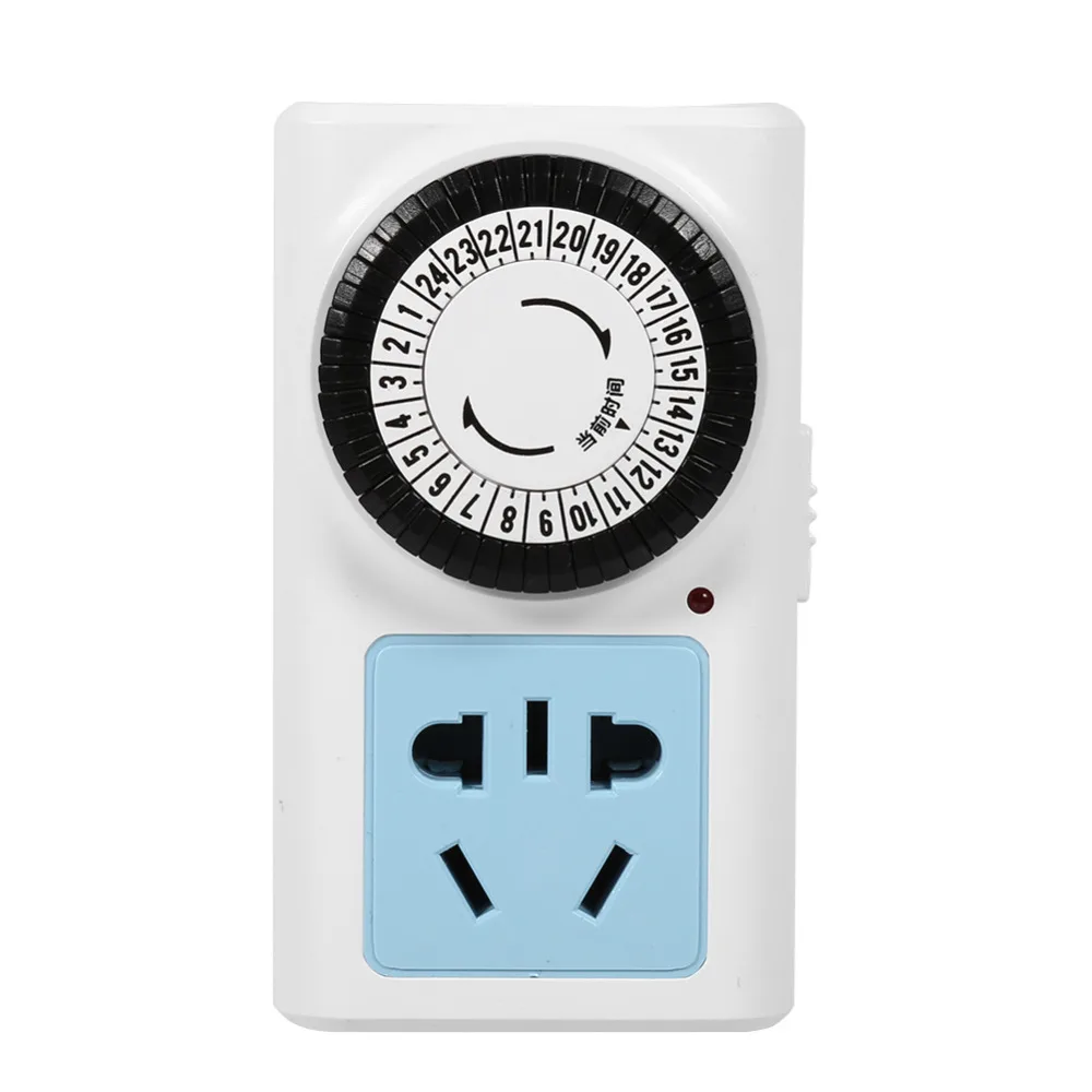 0.5-24 Hours Electrical Timer Socket Mechanical Wall Plug Switch Energy-saving Timer Socket Indoor Use Control Home Appliances
0.5-24 Hours Electrical Timer Socket Mechanical Wall Plug Switch Energy-saving Timer Socket Indoor Use Control Home Appliances