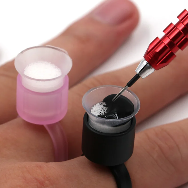 50pcs/100pcs Tattoo Ink Black Pink Cap Ring Pigment Ring Cup With Sponge Tattoo Accessories Microblading Pigment Holder Clean
50pcs/100pcs Tattoo Ink Black Pink Cap Ring Pigment Ring Cup With Sponge Tattoo Accessories Microblading Pigment Holder Clean