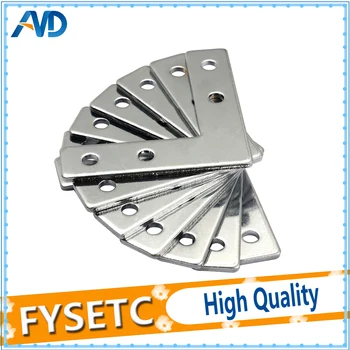 10pcs 4hole 90 Degree Joint Board Plate Corner Angle Bracket Connection Joint Strip For Aluminum Profile 2020 20x20 with 4 holes
10pcs 4hole 90 Degree Joint Board Plate Corner Angle Bracket Connection Joint Strip For Aluminum Profile 2020 20x20 with 4 holes