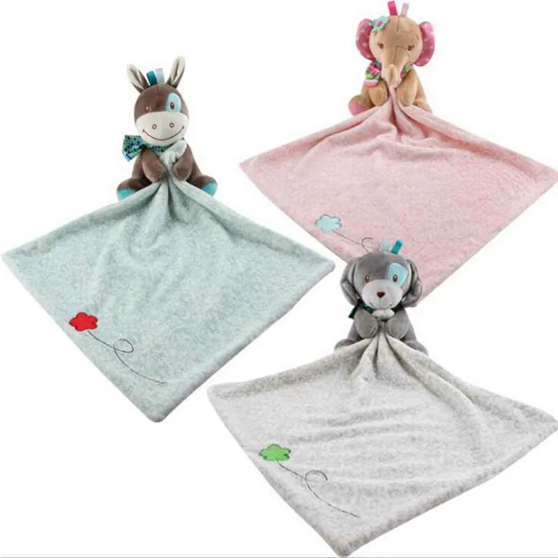 30*30cm Cute artoon Elephant puppy Soothing Towel Baby Toy Soft Cloth Baby Bedtime Sleep Blanket Toy Kids Birthday Gift
30*30cm Cute artoon Elephant puppy Soothing Towel Baby Toy Soft Cloth Baby Bedtime Sleep Blanket Toy Kids Birthday Gift
