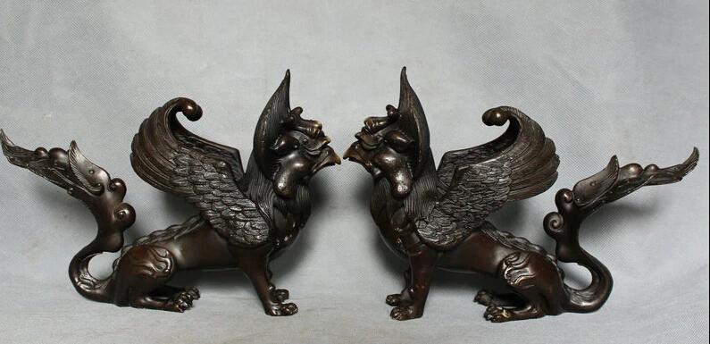 JP S0608 10" Chinese Bronze Buddhism Winged Garuda Redpoll Buddha Bird Eagle Statue Pair Discount 35%
JP S0608 10" Chinese Bronze Buddhism Winged Garuda Redpoll Buddha Bird Eagle Statue Pair Discount 35%