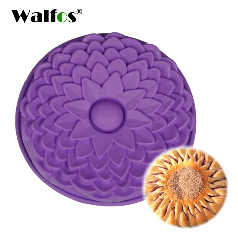 WALFOS 22*4.5 CM Single sunflowers Silicone cake mold DIY kitchen accessories Pizza Bakeware
WALFOS 22*4.5 CM Single sunflowers Silicone cake mold DIY kitchen accessories Pizza Bakeware