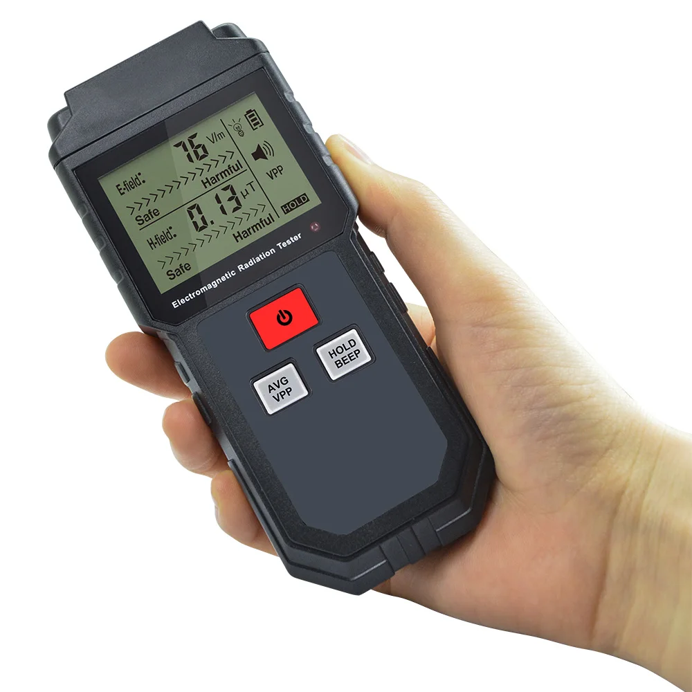 Electromagnetic Radiation Tester EMF Meter Handheld Counter Digital Dosimeter LCD Detector Measurement For Computer Phone
Electromagnetic Radiation Tester EMF Meter Handheld Counter Digital Dosimeter LCD Detector Measurement For Computer Phone