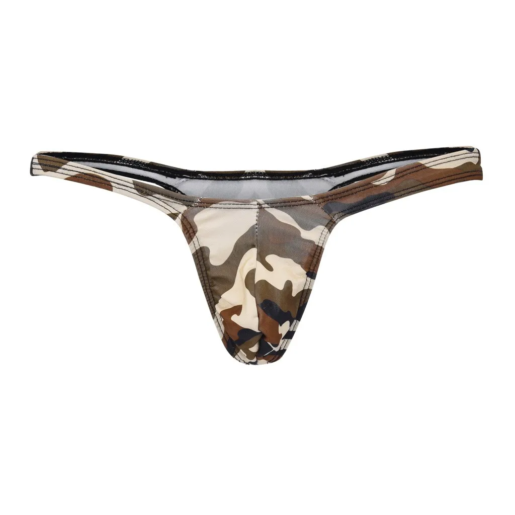 Brand Men Sexy G-Strings Thongs Underwear Lingerie Swimwear Bikini Black Pink Stripe Camouflage Pants Mens Briefs Gay
Brand Men Sexy G-Strings Thongs Underwear Lingerie Swimwear Bikini Black Pink Stripe Camouflage Pants Mens Briefs Gay