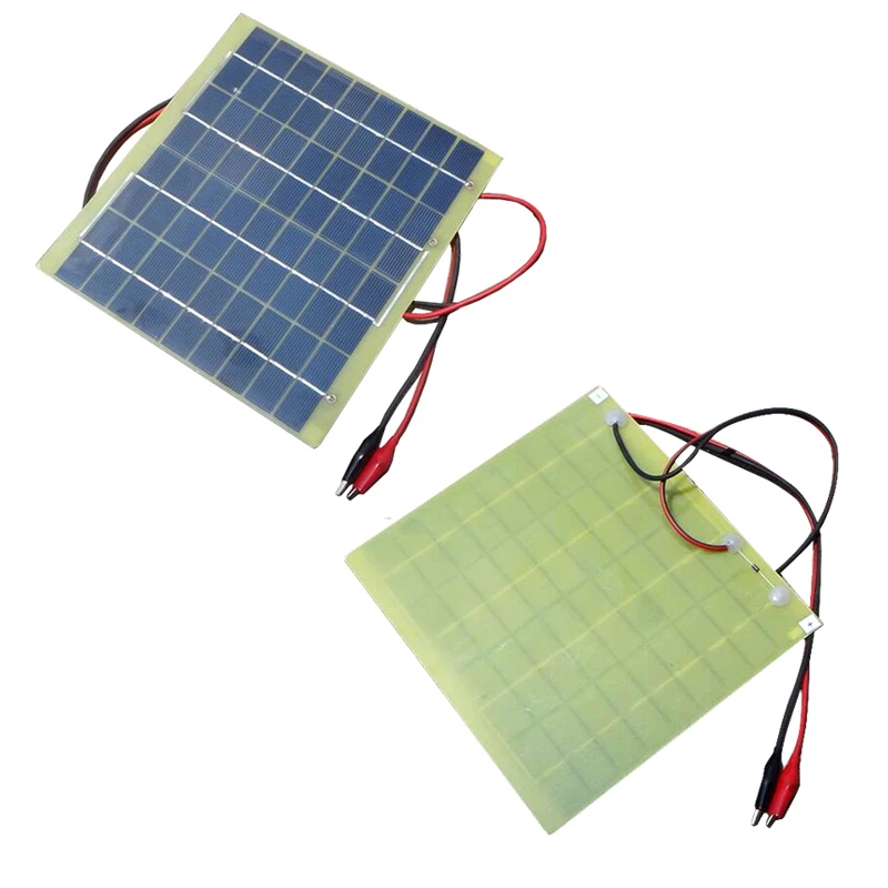 Solar Panel Universal Portable 5W 18V 290mAh Solar Panel Solar Cells Battery Phone Charger Battery Mobile Cell Phone Power
Solar Panel Universal Portable 5W 18V 290mAh Solar Panel Solar Cells Battery Phone Charger Battery Mobile Cell Phone Power
