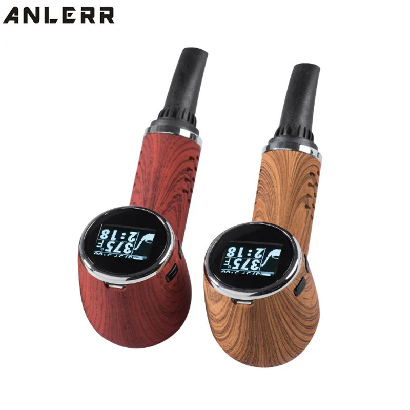Anlerr 1.26'' Oled Display e-cigarette Wooden E Pipe Vape Dry Herb Vaporizer Built-in 1100mah Battery Herbal Vape Pen
Anlerr 1.26'' Oled Display e-cigarette Wooden E Pipe Vape Dry Herb Vaporizer Built-in 1100mah Battery Herbal Vape Pen