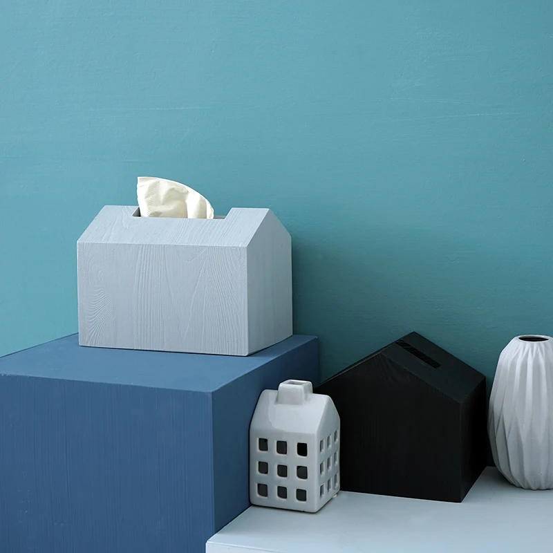 Large size black and white gray tissue box small house shape paper towel pumping cool style desktop decoration decoration wooden
Large size black and white gray tissue box small house shape paper towel pumping cool style desktop decoration decoration wooden