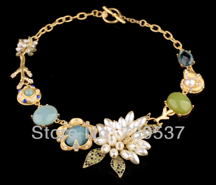 BALANBIU Hyperbole Flower Imitation Coral Conch Statement Necklace For Women Fresh Summer Ocean Acrylic Crystal Fashion Jewelry
BALANBIU Hyperbole Flower Imitation Coral Conch Statement Necklace For Women Fresh Summer Ocean Acrylic Crystal Fashion Jewelry