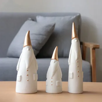 Nordic 3pcs white ceramic Santa Claus ornaments for home decor crafts people porcelain figurines room decorations holiday gifts
Nordic 3pcs white ceramic Santa Claus ornaments for home decor crafts people porcelain figurines room decorations holiday gifts